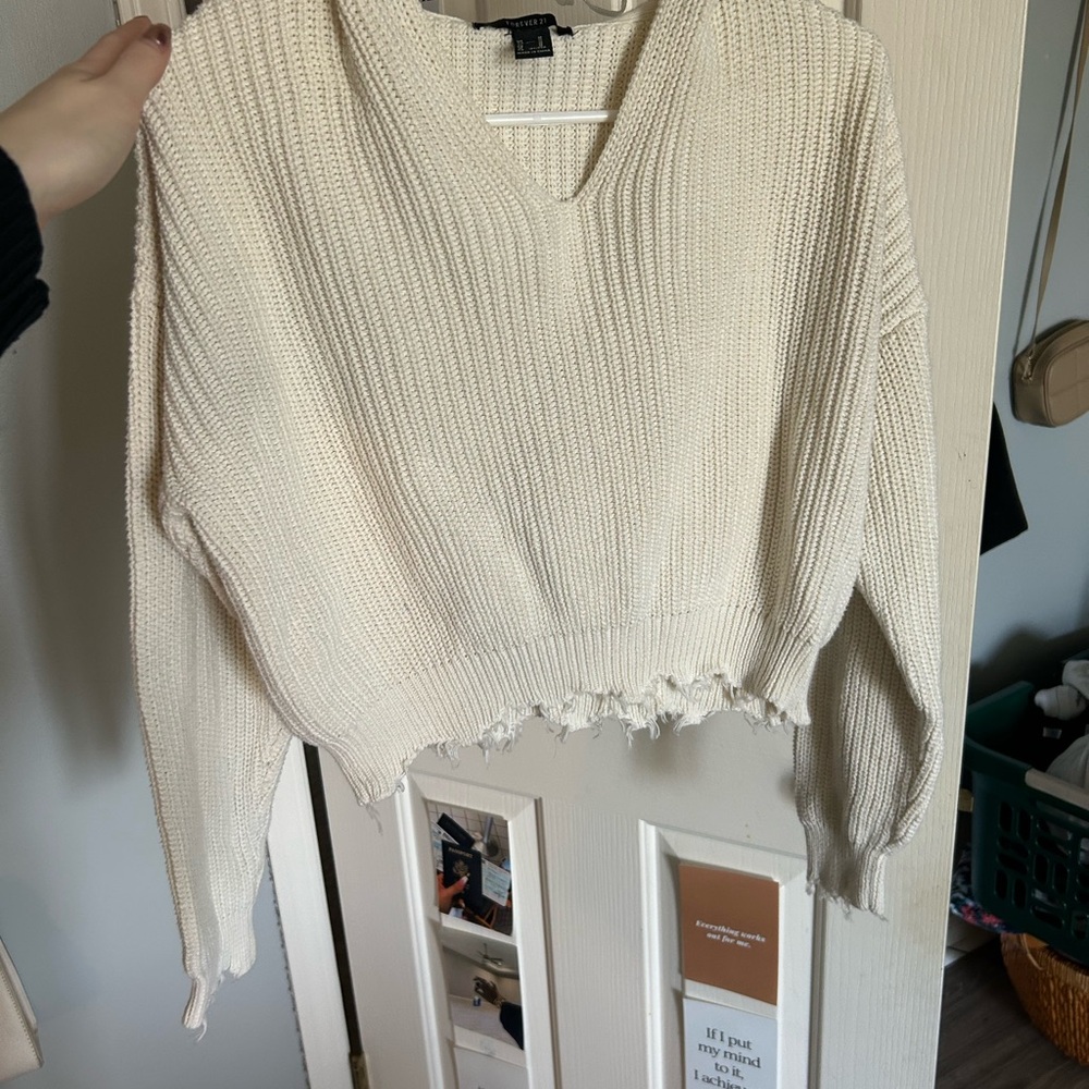 Women's Cream Sweater